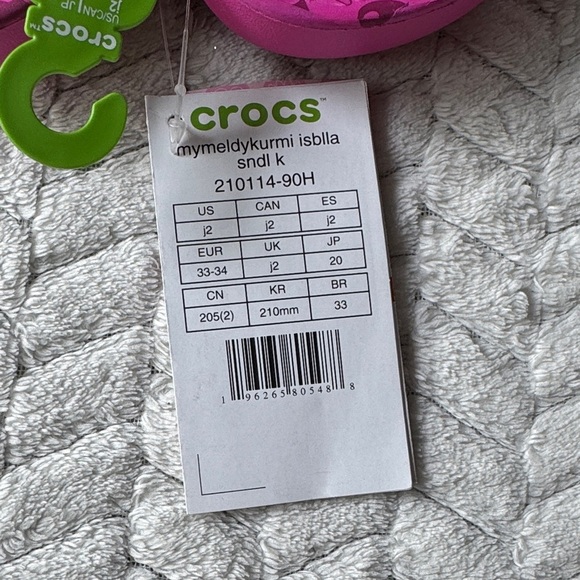 NWT CROCS -Hello Kitty And Friends Sandals Kids J2 - Picture 8 of 12
